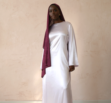 SOFT LILAC FLARED SLEEVE DRESS