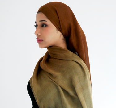 Brown Gradient Modal Hijab