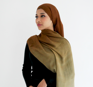 Brown Gradient Modal Hijab