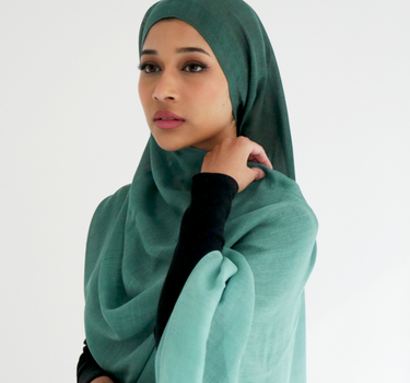 Green Gradient Modal Hijab