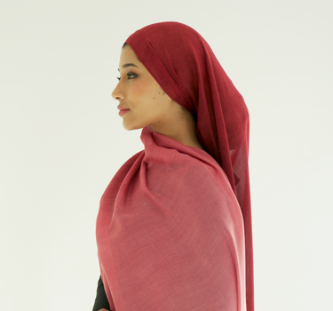 Red Gradient Modal Hijab