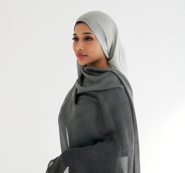 Black Gradient Modal Hijab